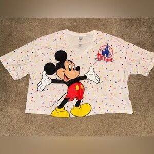 Disney Vault 50 Year Anniversary Crop Top XL